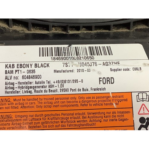 Комплект безопасности Airbag Ford Mondeo 4 2007-2014 AS7T14B321AC